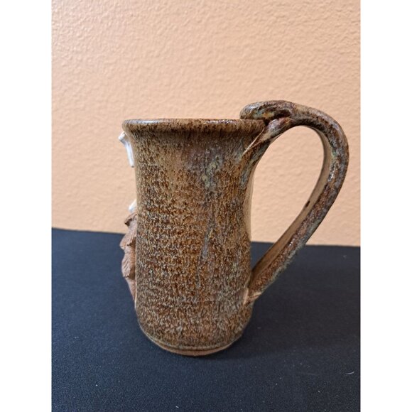 Vintage Mark Hines SKI BUM Ugly Mug Cup Signed - Picture 2 of 5